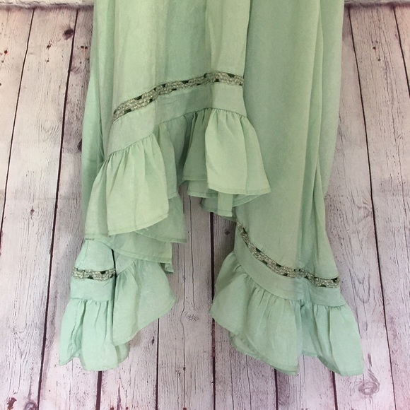 NWT Free People Amor Amor Maxi Slip XL Dusty Sage - Picture 5 of 12